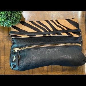 Halston Heritage Zebra Print Purse
